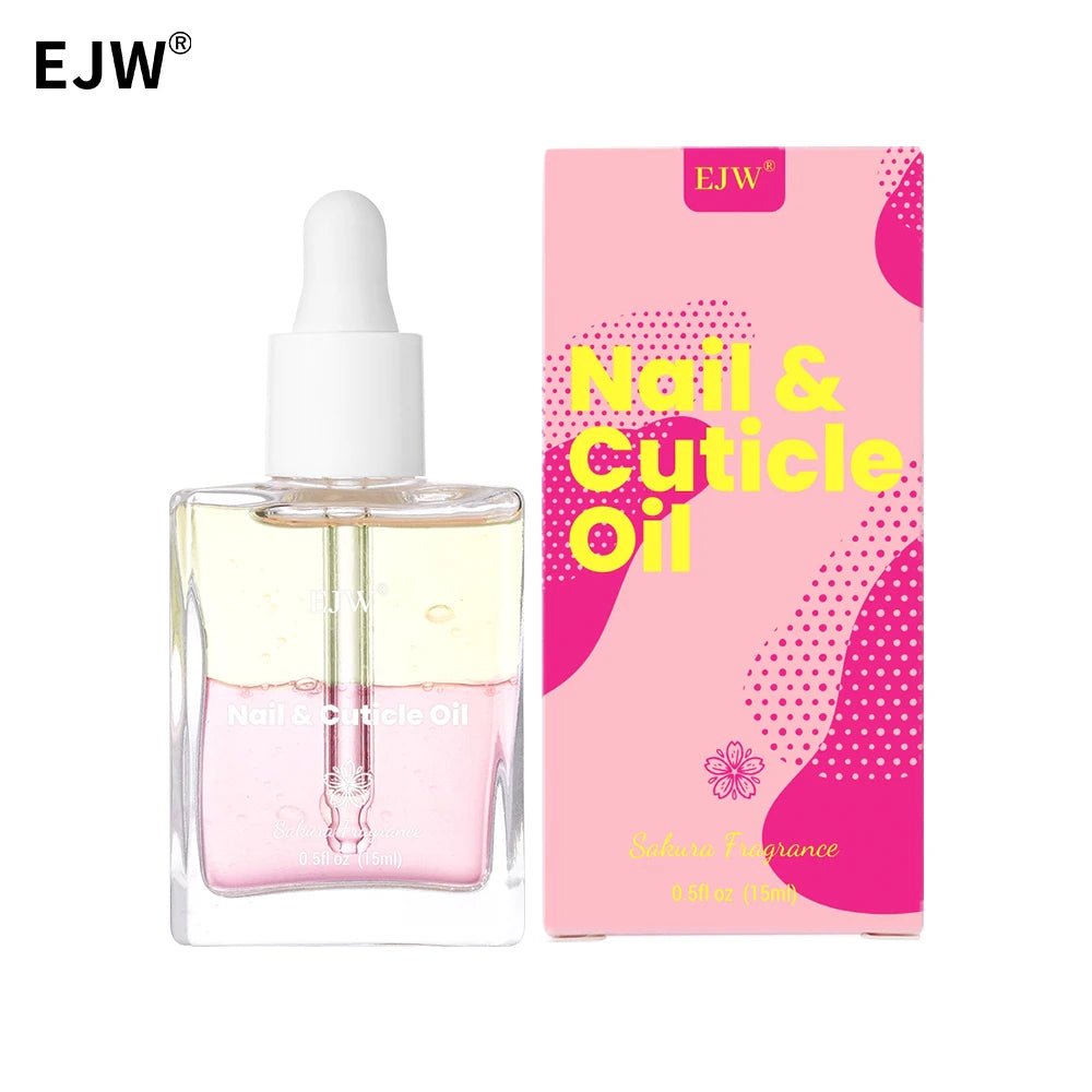 EJW Nail and Cuticle Oil Nail Care - Moisturizing, Strengthening,Nail Oil Cuticle, Hydrating, Infused with Jojoba Oil & Grapese