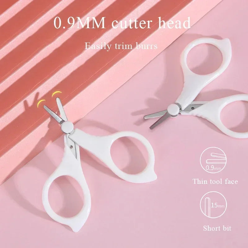 Safety  Scissors Trimmer Manicure Cutter Special Scissor Babies Care Tools Accessories Newborn Baby Nail Clipper Convenient