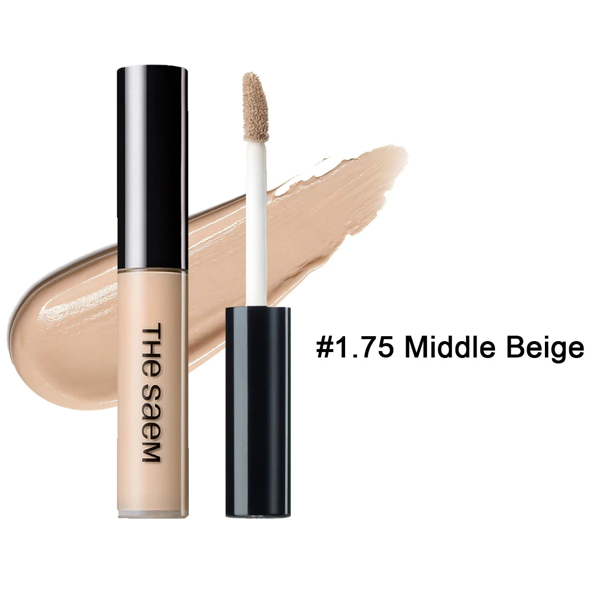 The Saem Cover Perfection Tip Concealer,Smooth Texture,Luxury Makeup,Long-Lasting & Non-Creasing,Korean Cosmetic,Korean Makeup