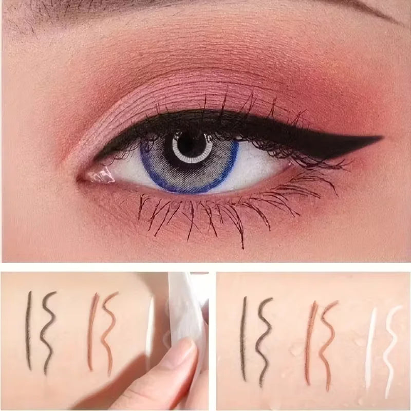 Auto Rotating Eyeliner Gel Pencil &Lip Liner,Easy to Color High Pigment Eye Makeup Pen,Waterproof Long Smudge Resistant Cosmetic