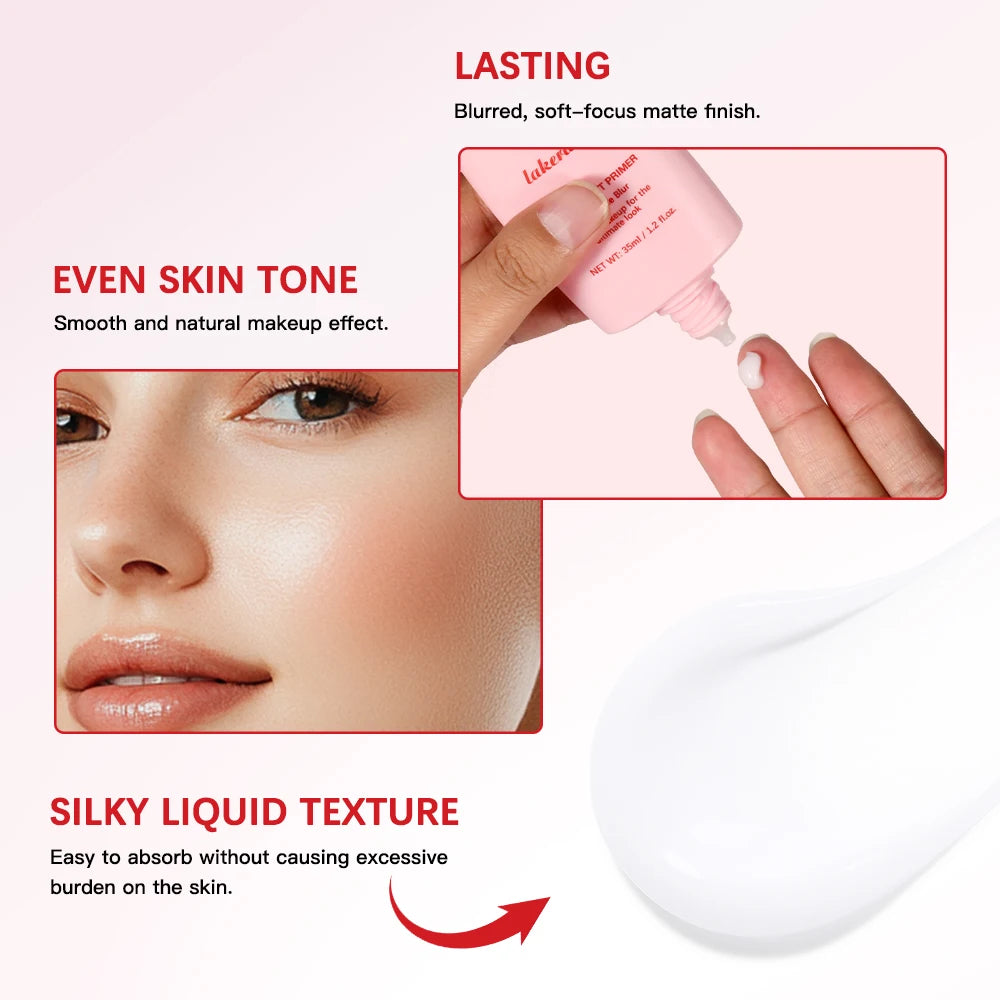 Lakerain Blur Magnet Primer Matte Finish Moisturizing Under Makeup Firming Skin Base Smooth Application Light Texture Primer