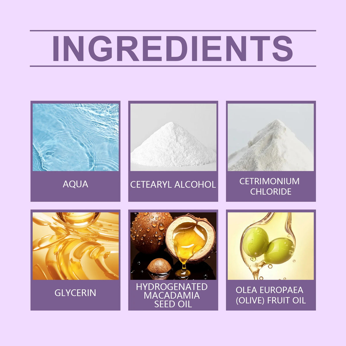 Purple Repairs Hair Mask Collagen Keratin Treatment Hairs Conditioner Hair Essential Oil Nourishing Repair Dry Damaged Hair Care