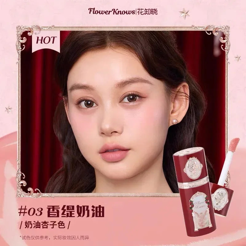 Flower Knows Swan Ballet Setting Rose Scent Loose Powder Makeup Matte Finishing Oil Control Setting Powder Make-up For Women