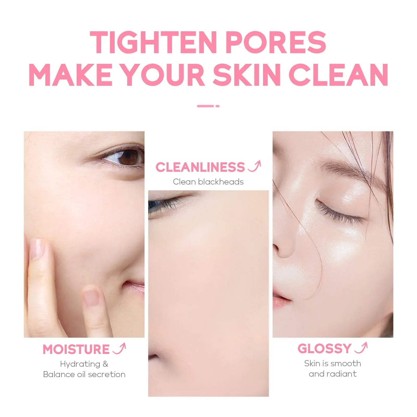 10/12 PCS Sakura Mud Face Mask Set Deep Cleansing Pore Shrinking Oil Control Blackhead Removal Moisturizing Skin Care