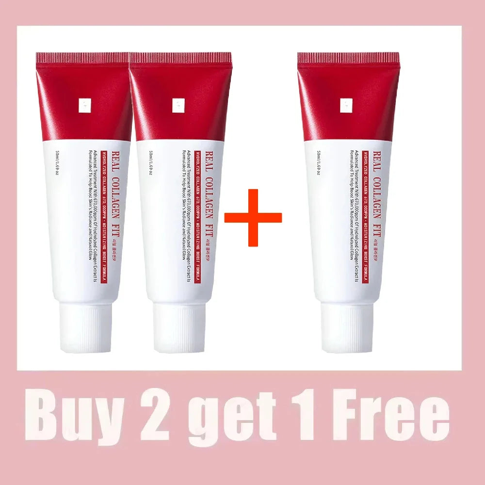 Real Collagen Fit, Wrapping Mask, Collagen 670,000ppm, Peel Off Facial Mask for Elasticity, Hydrating, Glow, Glass Skin