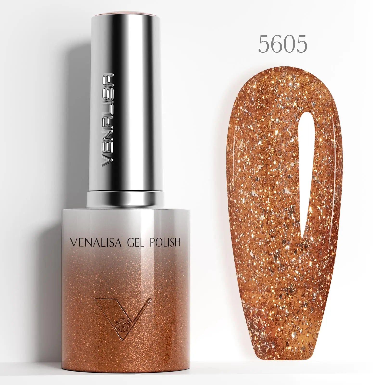 Venalisa 10ml Hema & TPO Free Ultra Cat Eye Effect Nail Gel Polish Soak Off UV LED Long Wear Sparkle Bling Gel Varnish