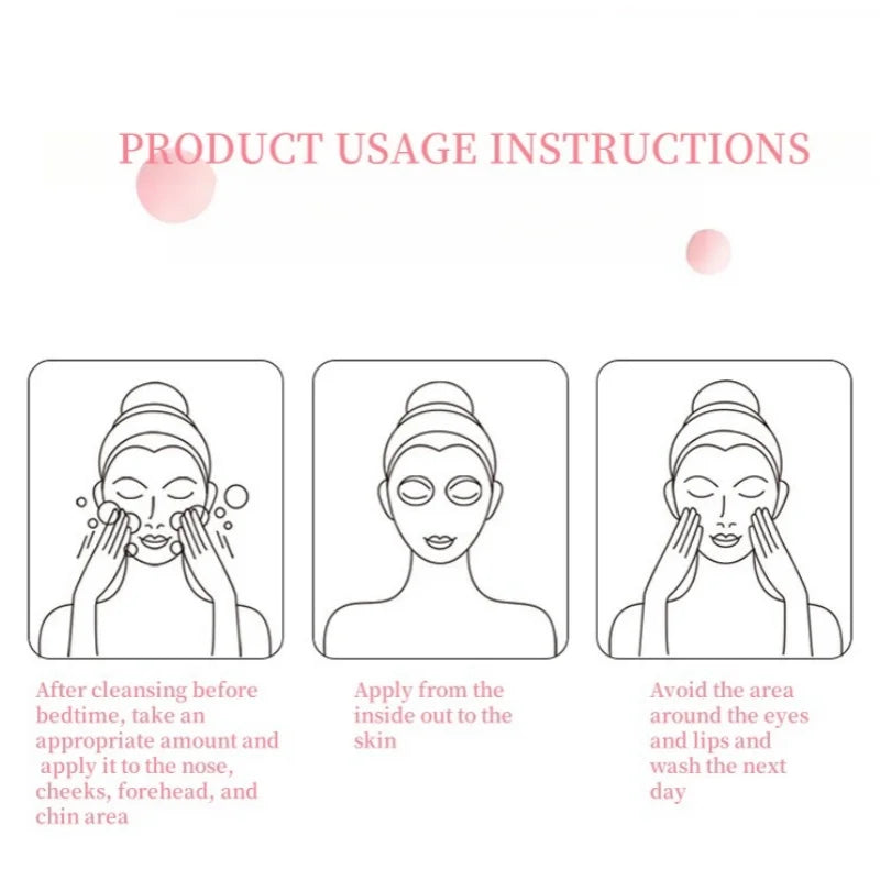 1 Box/30 Packs - Peach Sleeping Mask, Moisturizing and Smoothing the Skin, Leaving It Delicate and Youthful, Portable and Suitable for Home and Travel.