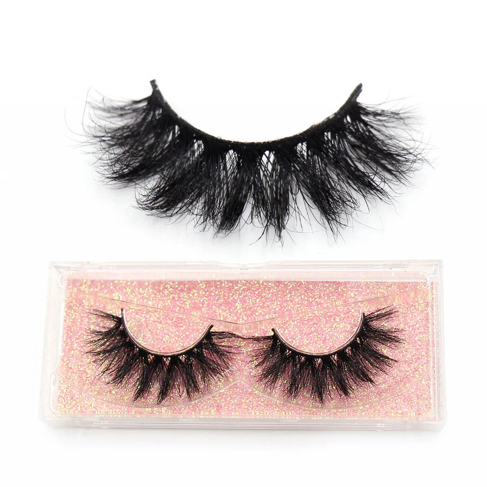 False Eyelashes 3D Mink Lashes Soft Fluffy Natural Long Fake Lashes Full Stripe False Eyelash Volume Eye Lashes for Makeup D101