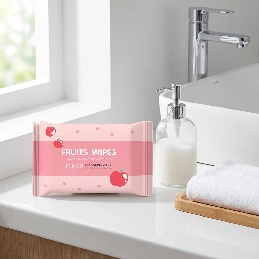 Water Wipes Pure Hypoallergenic for Face Hands Baby Care Thick Unscented Cleaning Wipes Soft Gentle