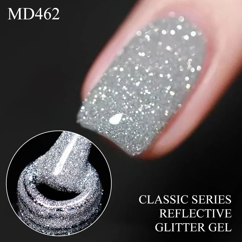 8ml Classic Series Reflective Glitter Gel Nail Polish High Gloss Shiny UV LED Soak Off Nail Supplies Manicure DIY Varnishes