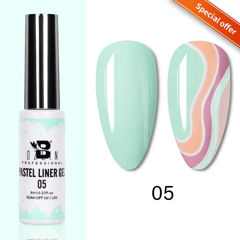 AWStorG Intense Rainbow Cat Eye Gel 5ml Holographic Laser Magnetic Nail Gel Soak Off UV LED Gel Polish Shiny Rainbow Manicur