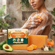 Gentle Cleaning Persimmon Soap Moisturizing Without Greasiness Nourishing Shea Butter Body Care Deep Hydration Lock Skin Care