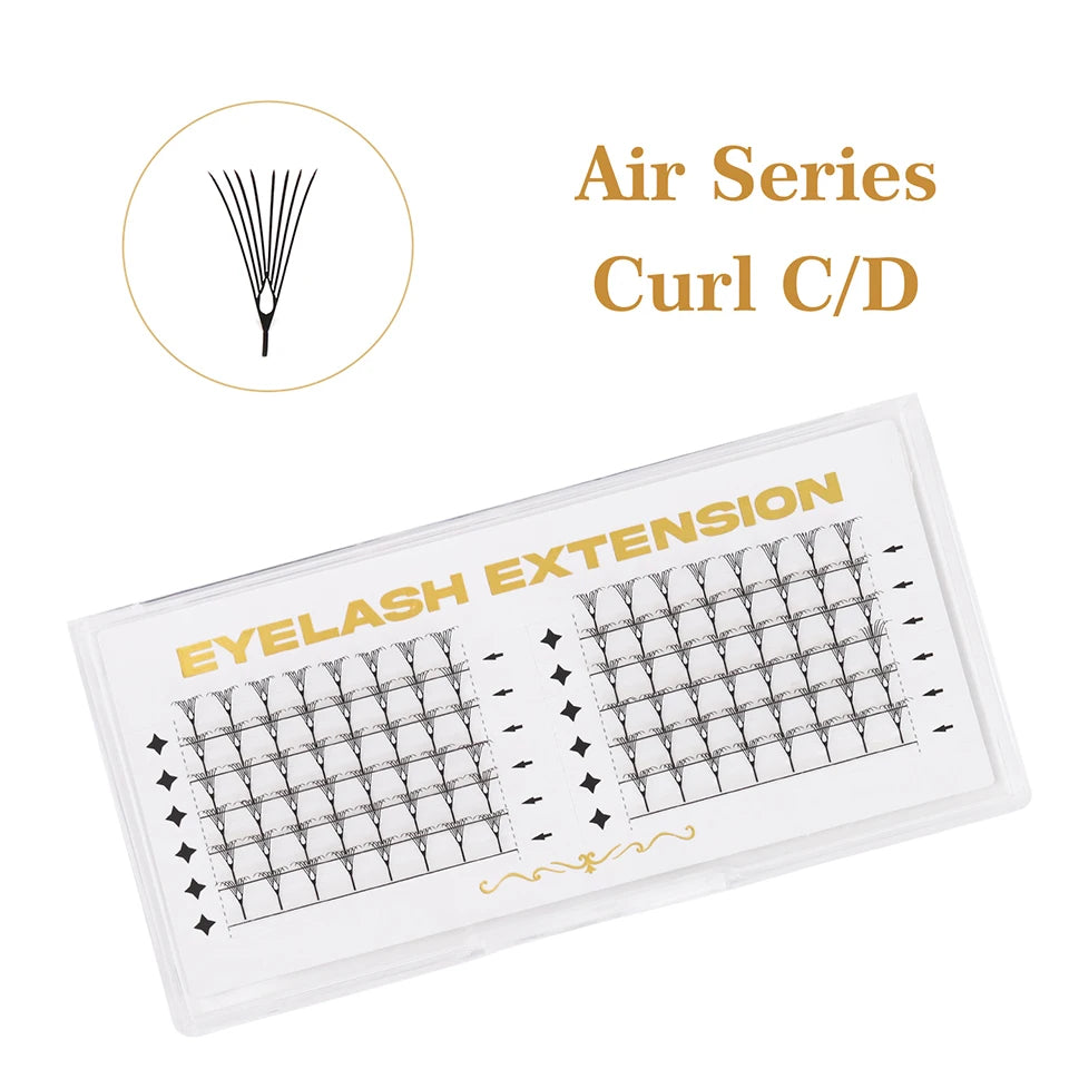 New Fashion Shiny Comic Spire Eyelash Extension Holographic Manga False Eyelashes Tinsel Anime Lashes For Christmas Party Makeup