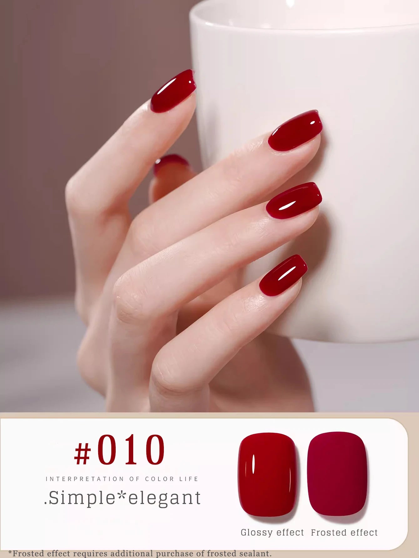 MN 1-12pcs 12ML Winter Popular Gel Nail Polish 2026 Whitening Dark Brown Wine Red Nails Nail Salon Red Nails Valentine Day Nails