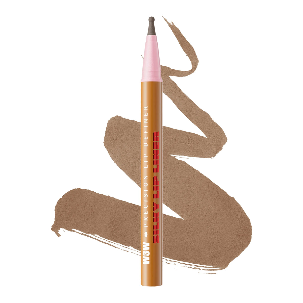 Longwear Liquid Lip Liner Waterproof, 24 Hour Long Lasting Lip Liner Stain Marker Pen, 2-in-1 Matte Semi Permanent Lipliner