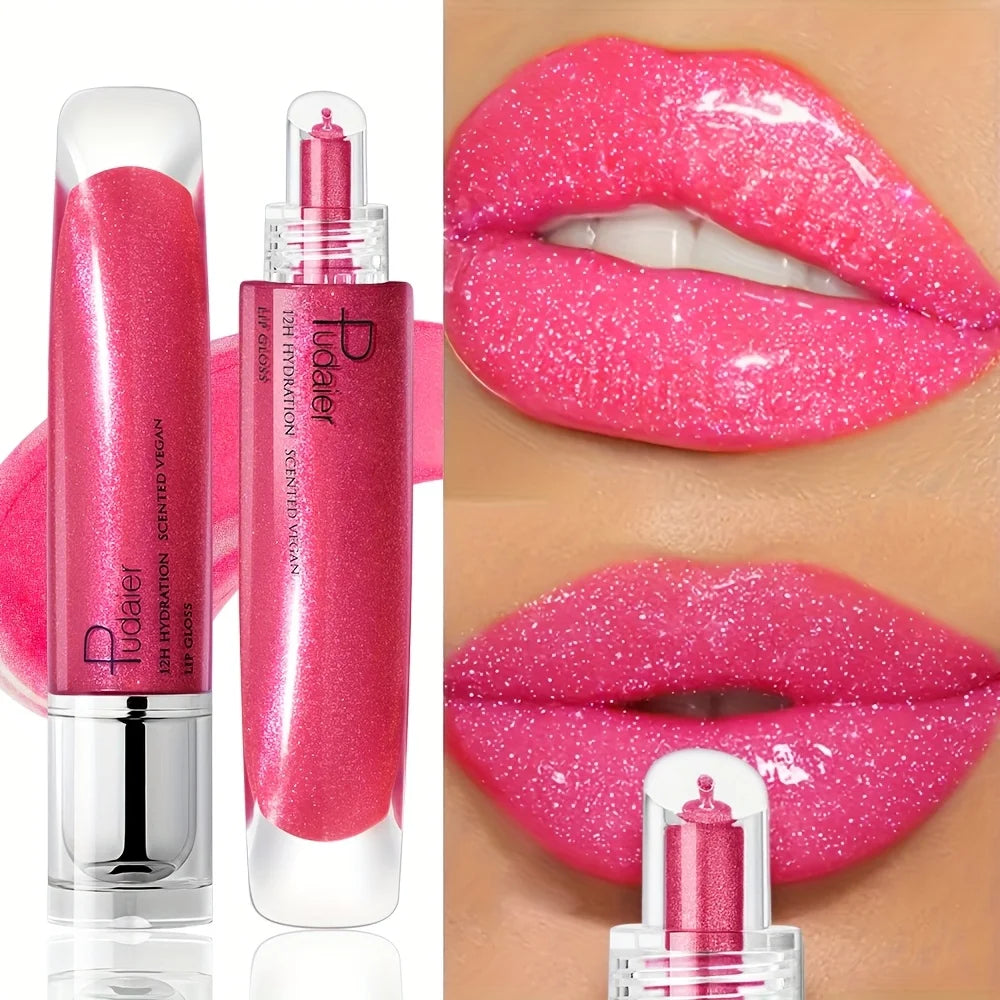 Moisturizing Waterproof Lip Gloss Non Sticky High Shine Sheer Tint Long Lasting Glamour Lip Makeup