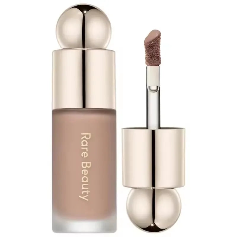 Rare Beauty Highlight Powder Luminizer Liquid Shiny with Mirror Moisturizing Lip Glaze Smooth Lightweight Face Waterproof Makeup