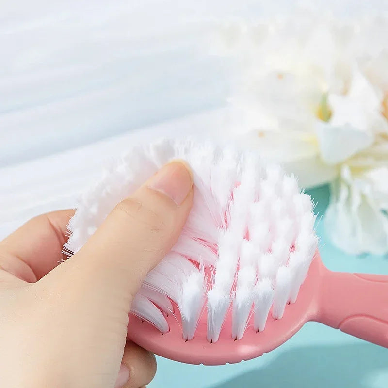 2pcs Set Baby Care Comb Anti-scratch Boy Girl Hairbrush Kids Combs Newborn Hair Brush Infant Comb Head Massager