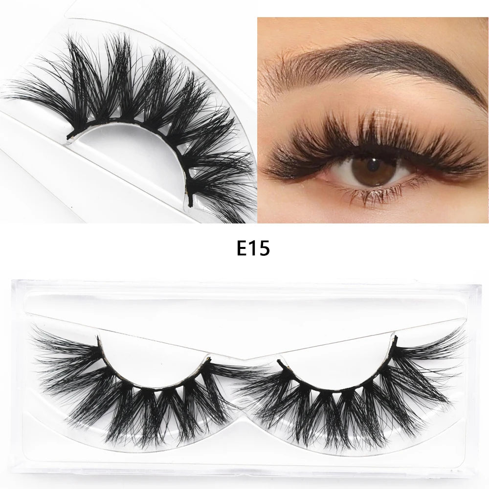 Mink Fake Eyelashes 3D Mink Lashes Natural Long False Eyelash Cruelty-free Mink Hair Fluttery False Lashes Makeup D101 Lash Gift