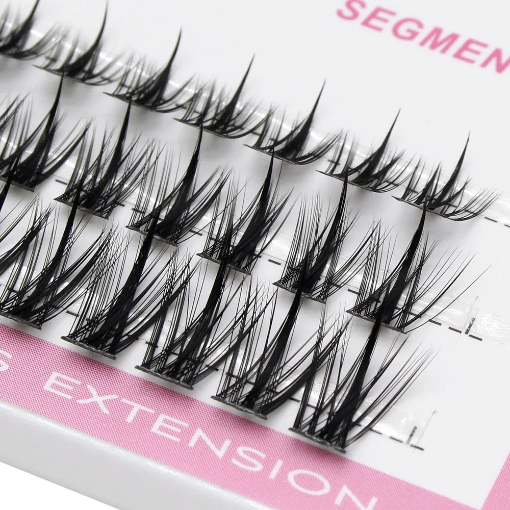 Russian Personal Eyelashes 3D Sexy Fluffy Single Cluster False Eyelashes Are Natural, Soft, And Easy To Operate Makeup Tools