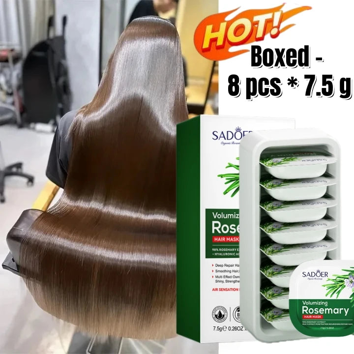 Rosemary Straightening Hair Mask Pro Repair Hair Frizz Anti-Split Ends Keratin Deep Treatment Soften Smooth Healthy Hair Care
