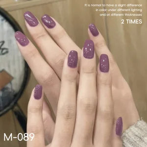 1/6pcs XEIJAYI  Purple Gel Nail Polish Set, 15ml French Nail Gel Polish, Soak Off UV Light Cure Gel Polish For Nail Decoration