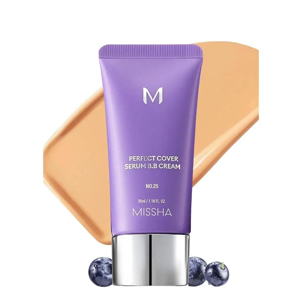 Korean Korea Bb Cream Foundation Perfect Cover Concealer Waterproof Hyaluronic Acid Color Correcting Natural and Snug Fit
