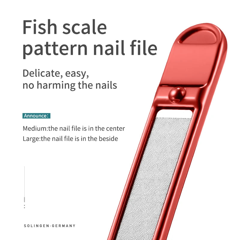 MR.GREEN Nail Clippers Stainless Steel Curved Blade Clipper Fingernail Scissors Cutter Manicure Tools Trimmer with Nail Files