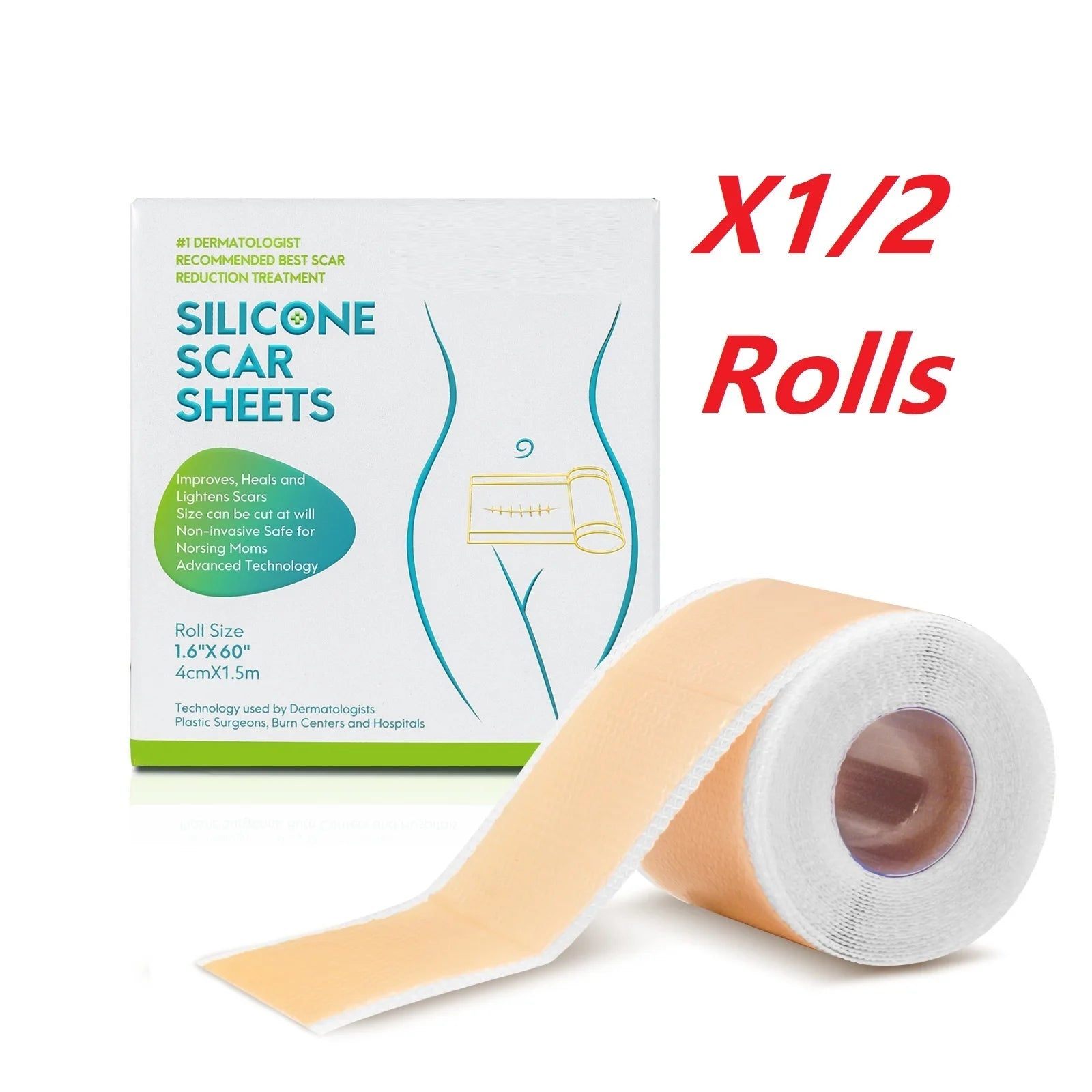 Scar Patches Remove Silicone Gel Sheet Correctors Burn Wounds Efficient Surgery Scar Tape Skin Repair Self-Adhesive Scar Cover