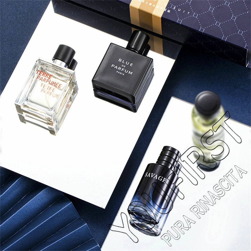 Luxury Men’s Perfume Gift Set – 4pcs Long-Lasting Fragrance Collection with Premium Scent Variety
