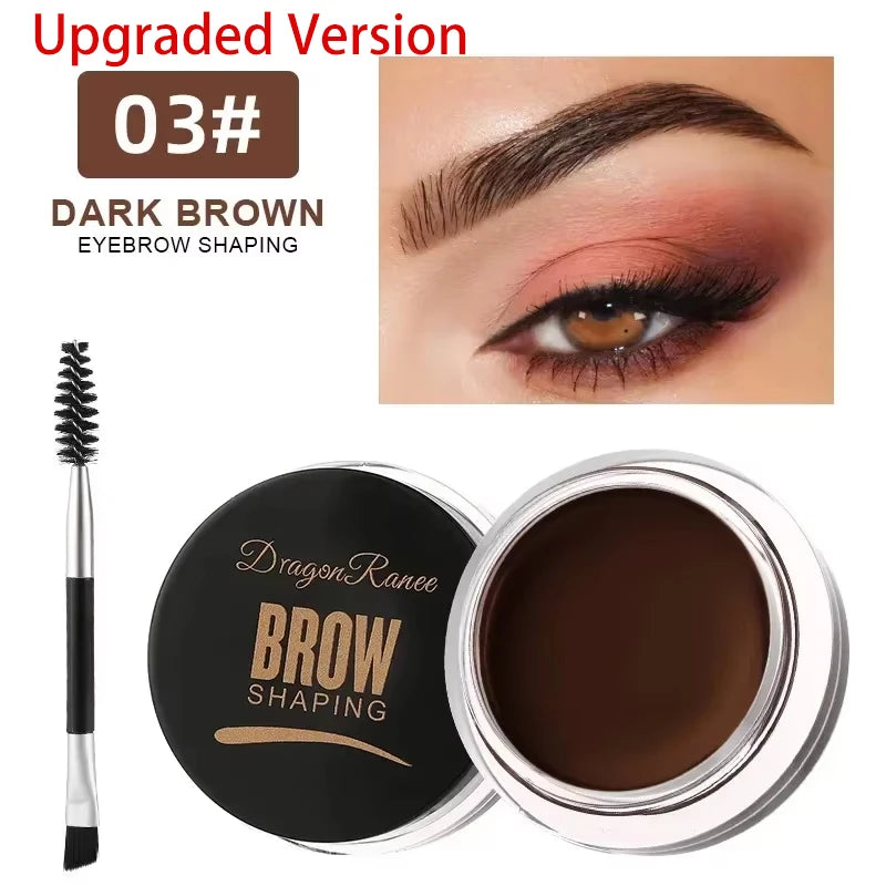 Matte Eyeliner Eyebrow Cream Gel Waterproof Long Lasting Contouring Brown Black Brow Cream Wild Eyebrows Cream Concealer