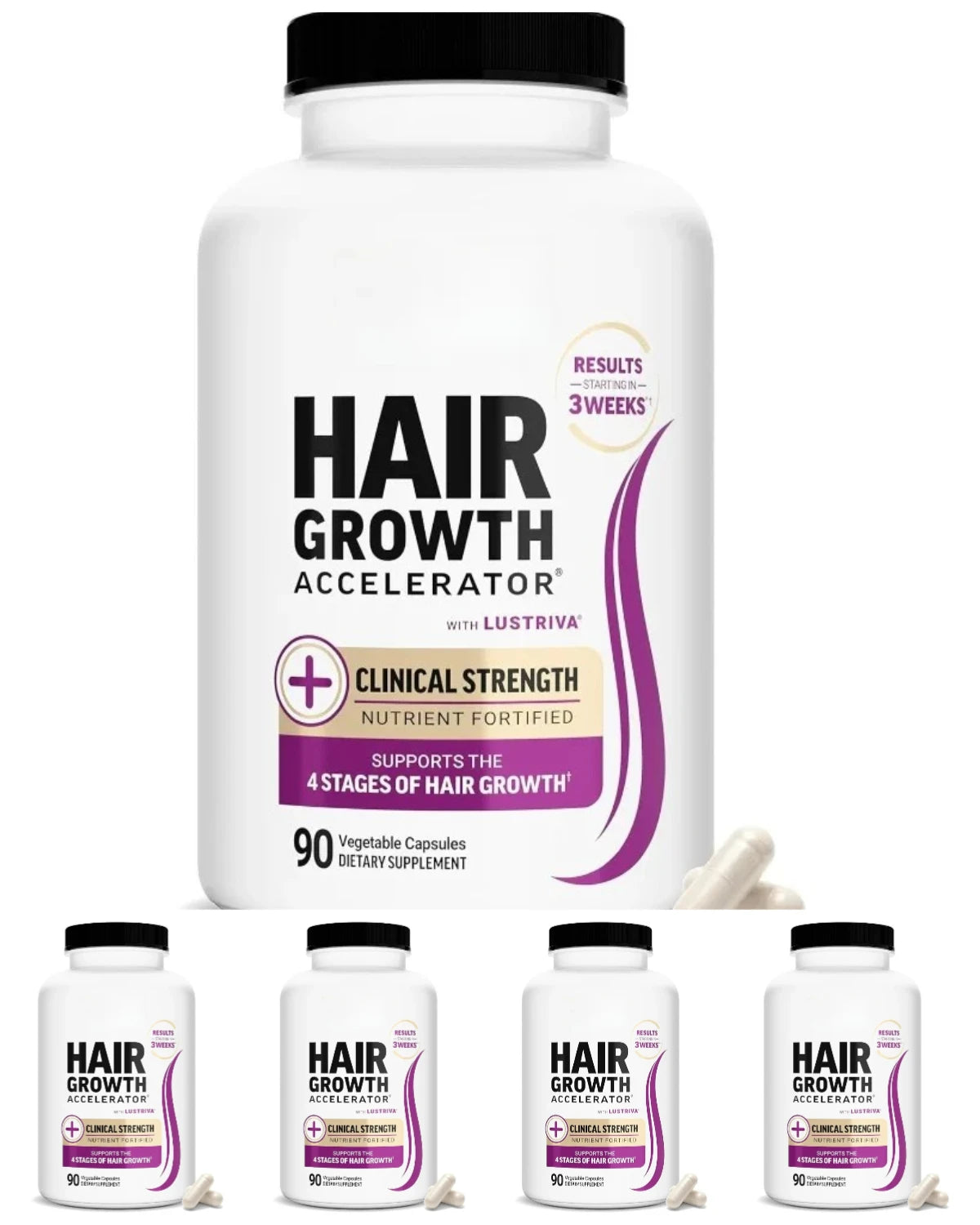 Hair Skin Nails Support Vitamins with Biotin Collagen Saw Palmetto 10000mcg Biotin Vegan Capsules Beauty Nutrition Formula