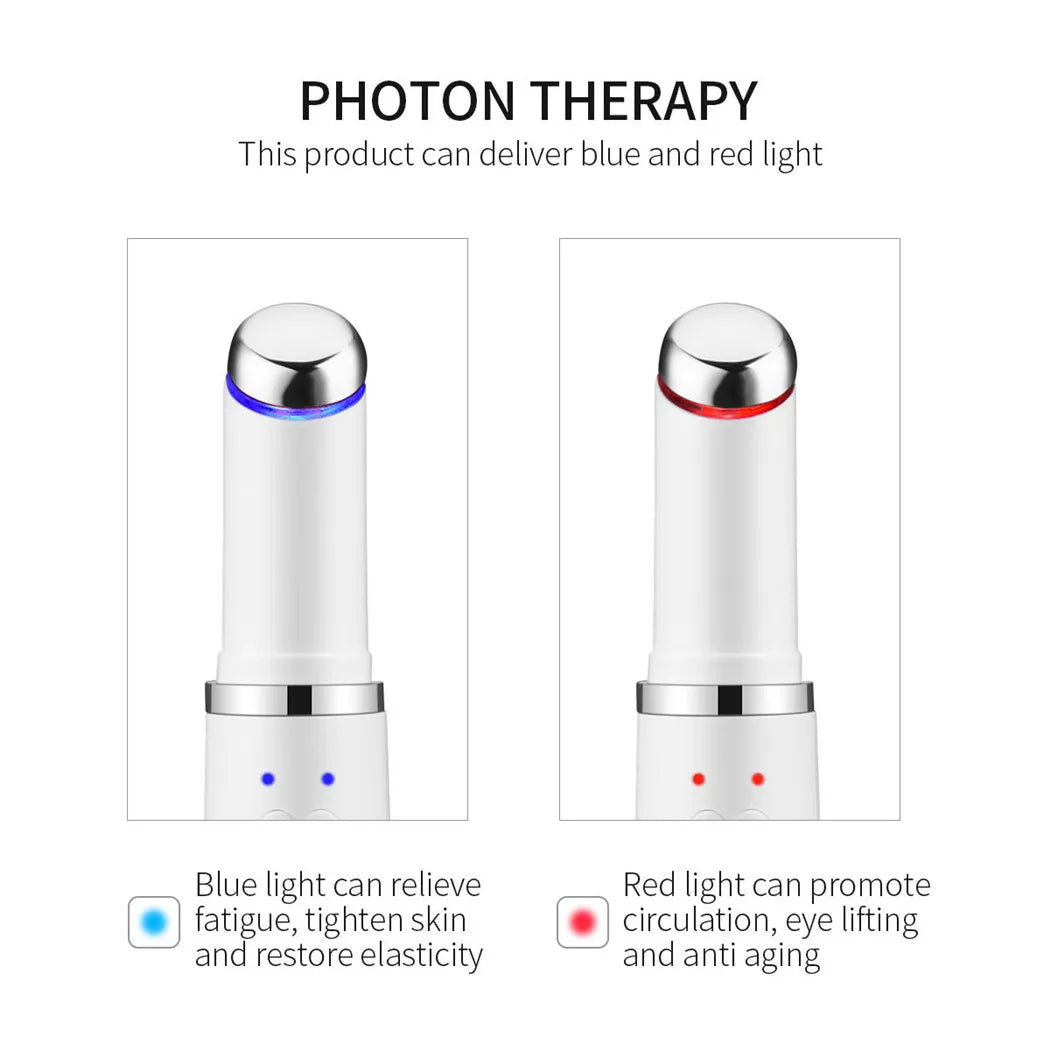 CkeyiN Electric Eye Massager Vibration Heated Beauty Massage Device For Dark Circles Puffiness Eye Fatigue Removal Wrinkle Eye