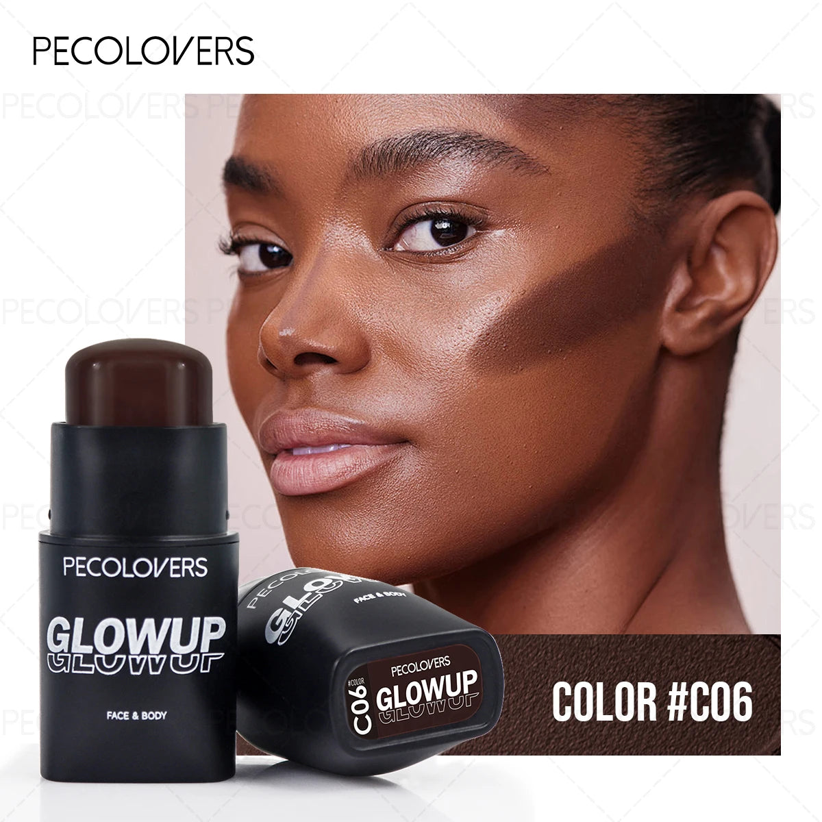 Waterproof Long Lasting Face Bronzer Contour Concealer Foundation Face Corrector Full Cover Pores Dark Circles Contour Stick