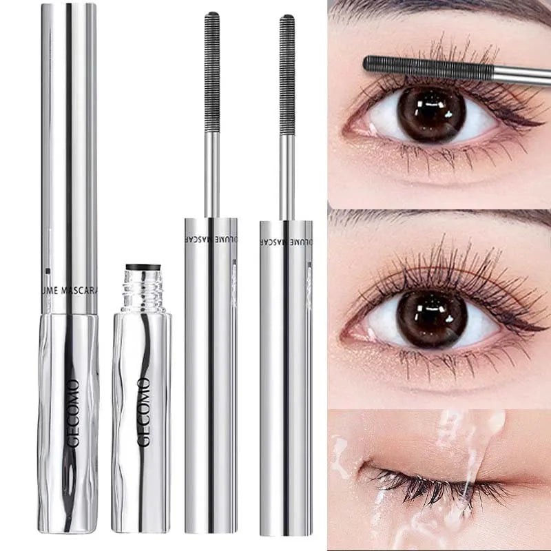 Steel Tube Mascara Long-lasting Curling Mascara Waterproof ＆ Sweat-proof Keep Each Lash Thickening Special Spiral Brush Mascara