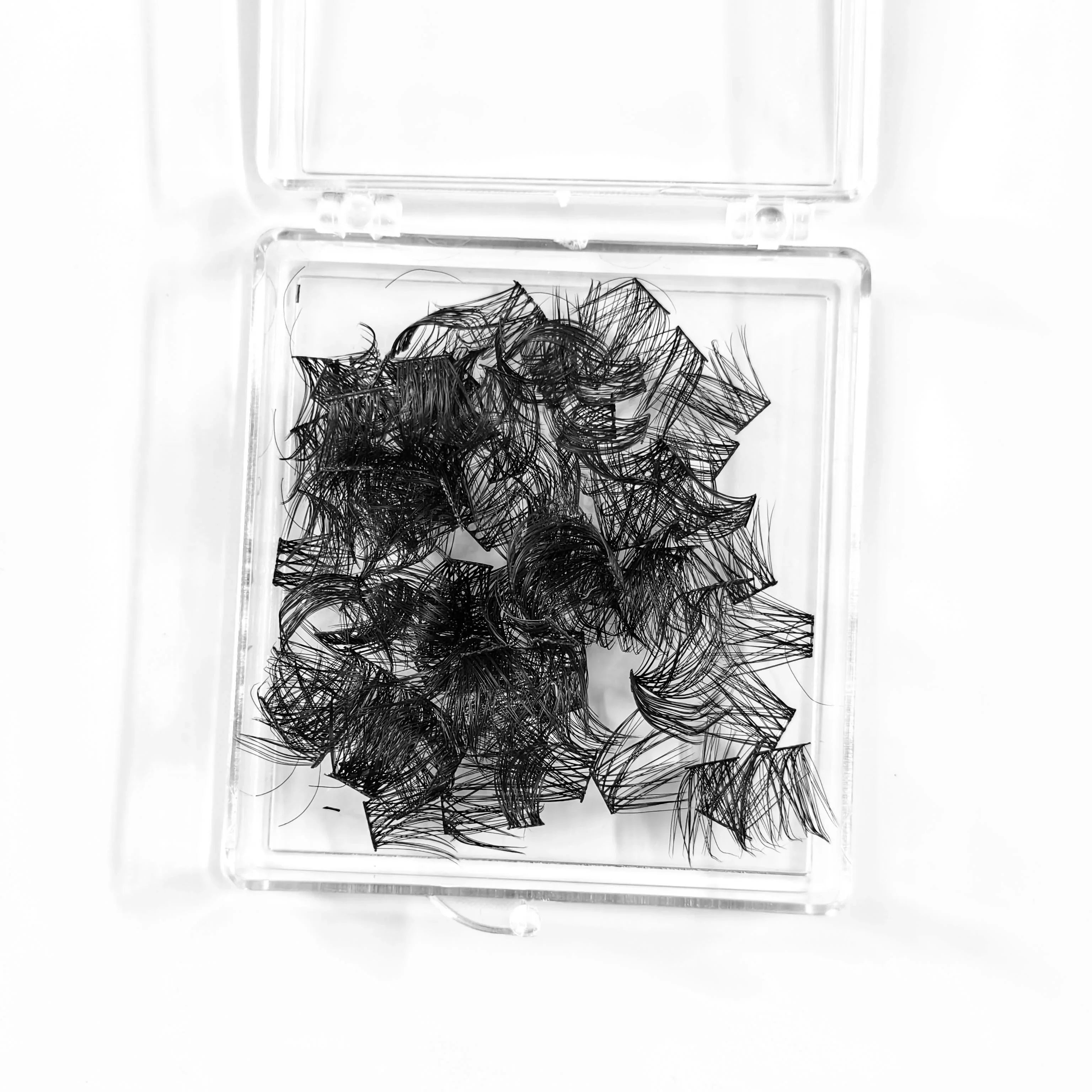 Cluster Lashes 100PCS DIY Individual Segmented Eyelashes Natural Mink Eyelash Extension False Eyelash Single Premade Fan
