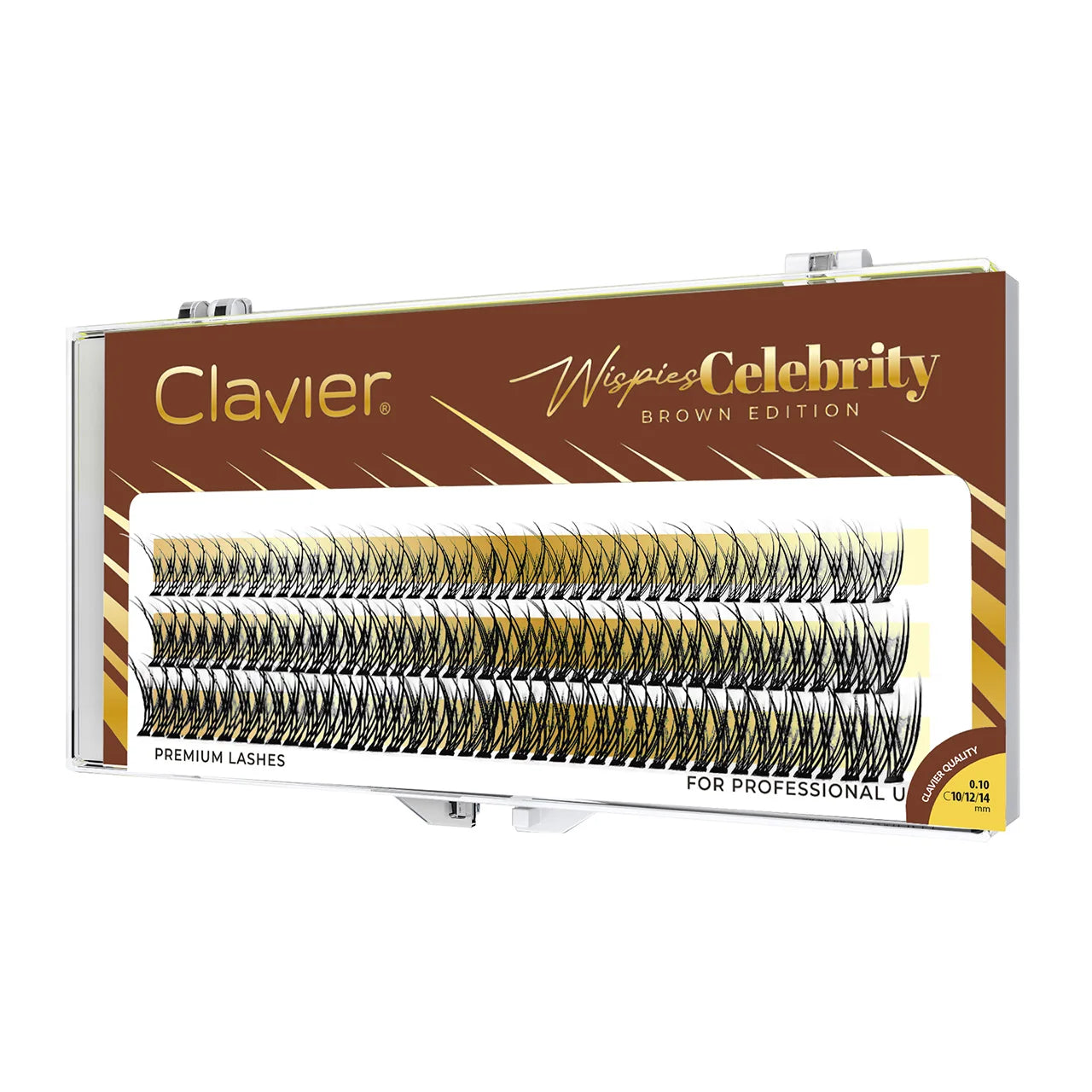 Clavier Wispies Celebrity Fluffy Cluster Eyelashes Natural Extension Lashes Light And Refined Faux Mink Lashes