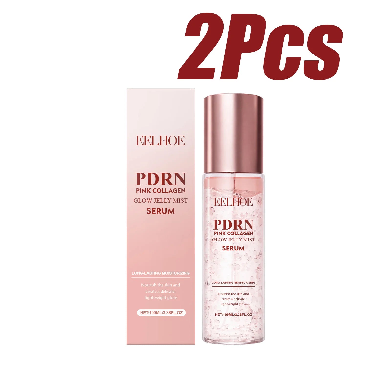Jelly Mist Serum Collagen Brightening Essence Spray Facial Moisturizing Soothing Delicate Skin Improve Drying Skin Care