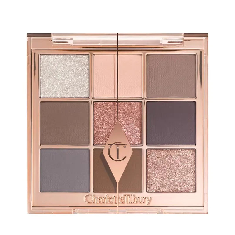 Fashion CT Brand Portable Matte Highlight Shadow Four Color Nine Color Eye Shadow Plate Easy To Apply Lady Advanced Cosmetics