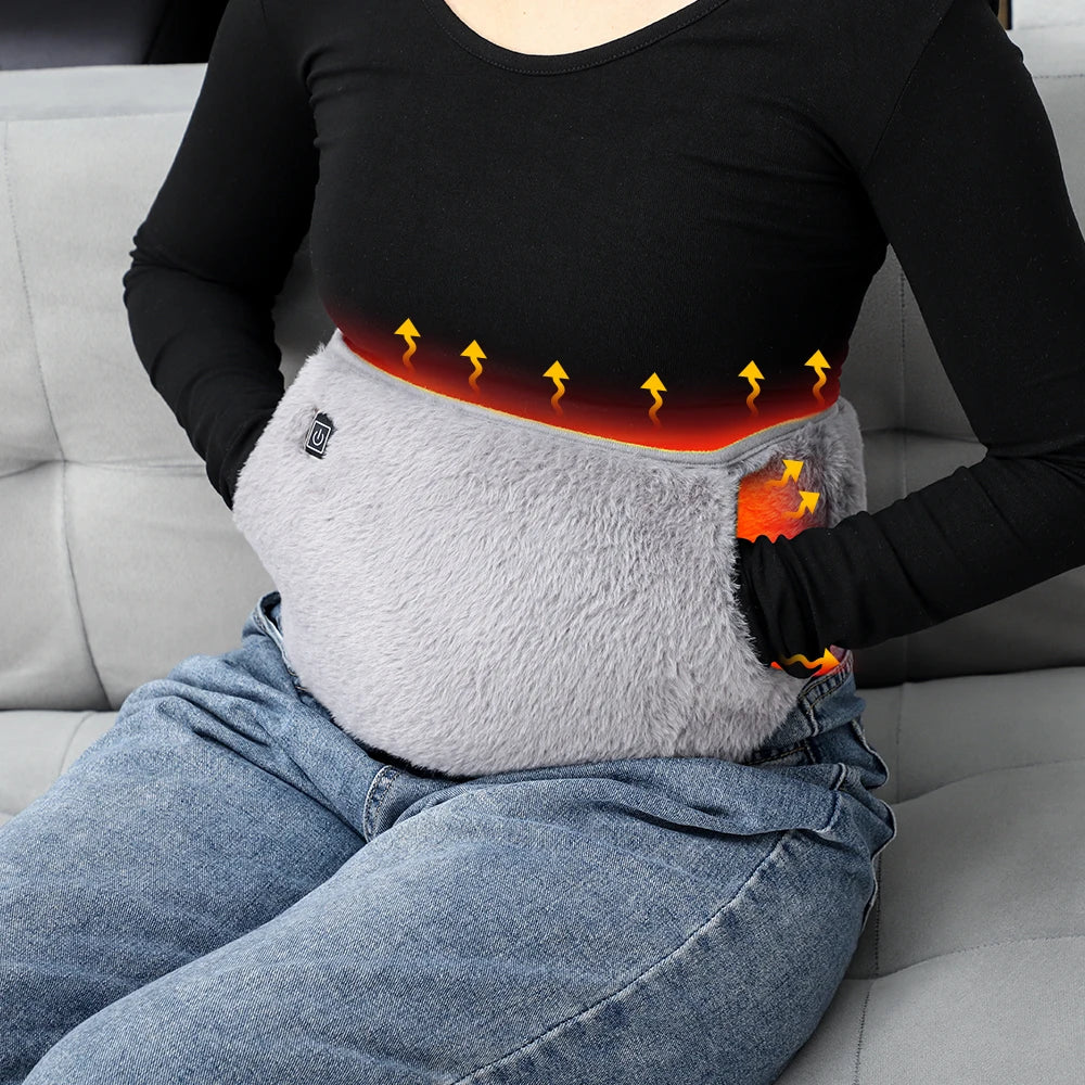 Electric Heating Belt USB Charging Hand Warmer Winter Heater Waist Warmers Hot Compress Abdominal Lumbar Uterus Warming Pad