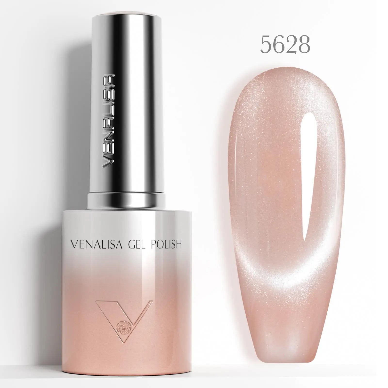 VENALISA 10ml Cat Eye Gel Nail Polish Ultra Sparkle Glitter Gel HEMA FREE TPO FREE Semi Permanent UV LED Soak Off Nail Manicure