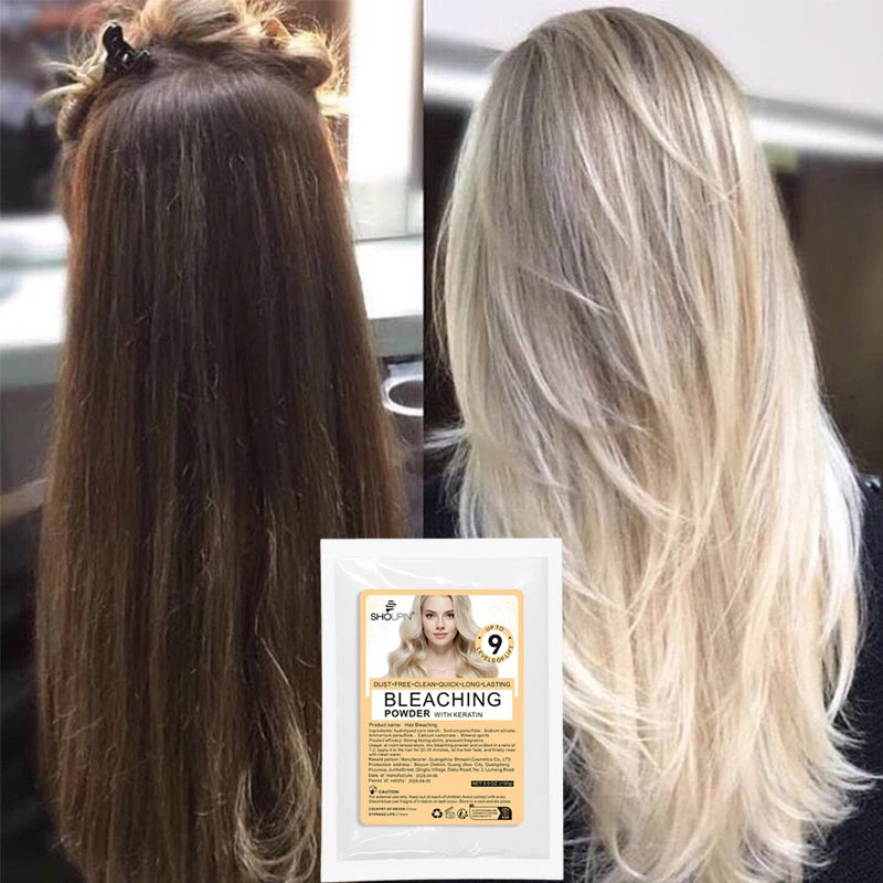 100g Natural Professional Health Hair Bleaching Agent Removes YellowColor Fixing Dye Hair Care Bleaching Non Irritating HairCare