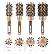 4 Sizes Professional Salon Styling Tools Round Hair Comb Hairdressing Curling Hair Brushes Comb Barrel Comb