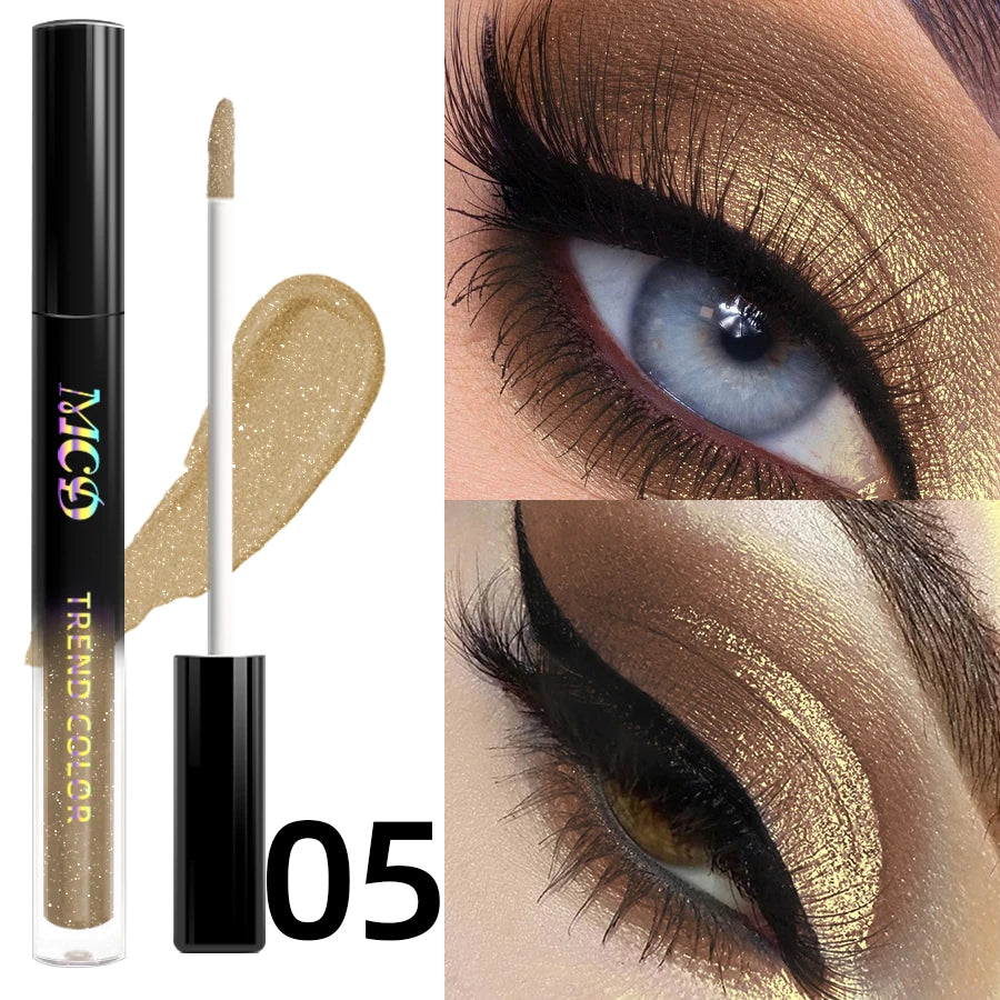 1PC Waterproof Liquid Eyeshadow Pen 13 Colors - High Shine  Long-Lasting & Smudge-Proof Makeup Gifts Looks glitter Eye Cosmetic
