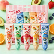 5pcs/set SADOER Fruit Ice Cream Hand Cream Moisturizing Nourishing Brightening Hydrating Hand Creams Hands Skin Care Products