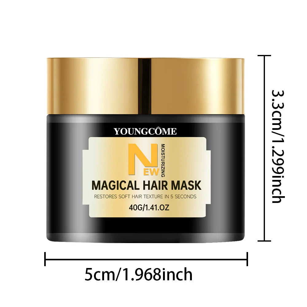 Magic Hair Mask Repair Damage Frizzy Treatment Scalp Hair Root Shiny Balm Straighten Soft Hair Care  for All Hair Type