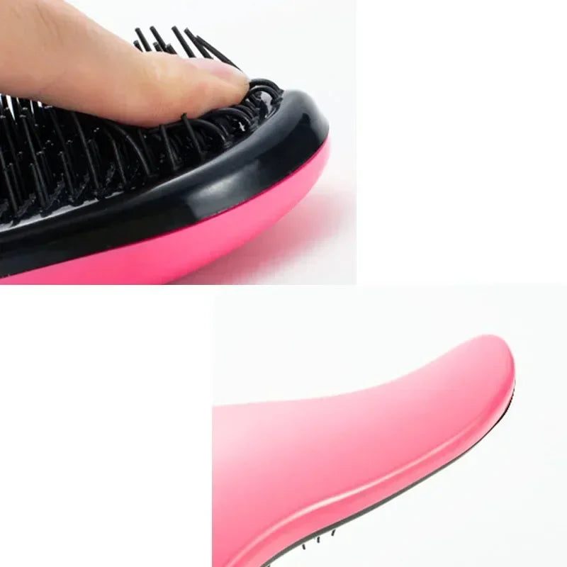 Baby Kids and Women Detangling Hair Brush Combs Salon Gentle Anti-static Brush Tangle Wet Dry Bristles Handle Tangle Curly