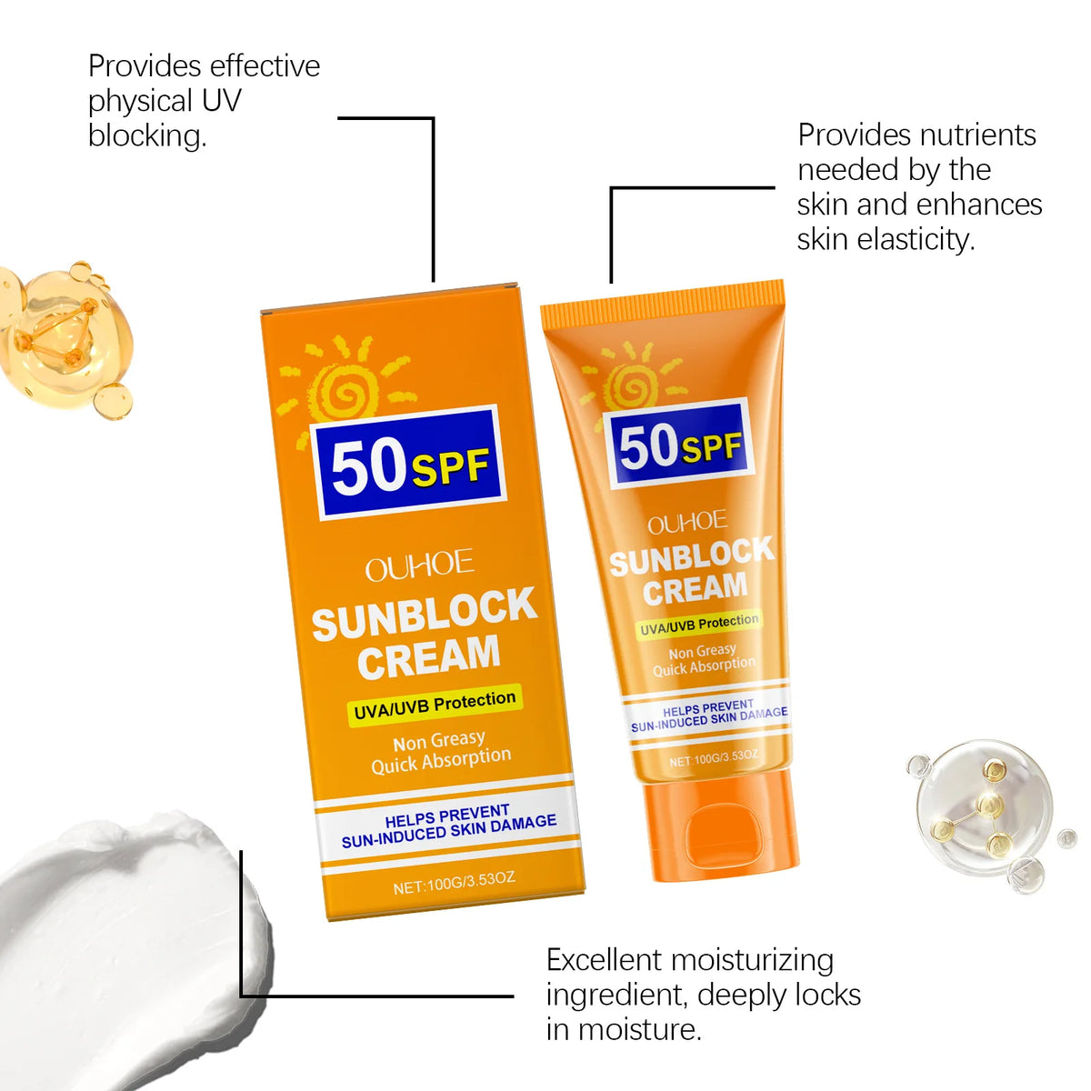 Moisturizing Day Cream Softens Skin Barrier with Gentle Protection and Refreshing Moisturizing Moisturizing Moisturizing Cream
