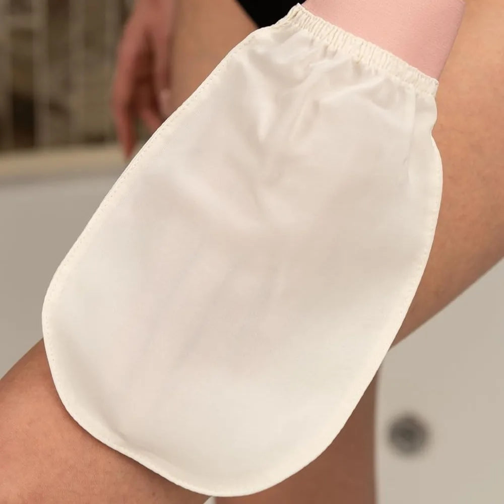 100% Silk Glove for Handcrafted Turkish Skin Peeling Scrubber Bath Sauna Exfoliator  Bath Face Wash Gloves Bathing Accessories