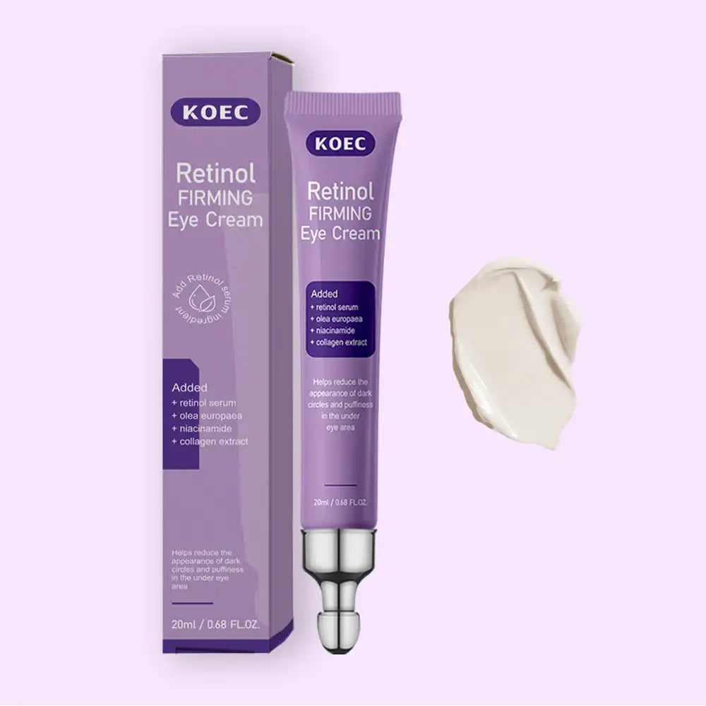 20ml KOEC Retinol Firming Eye Cream Anti-Wrinkle Nourishing Reduce Dark Circles Improve Eye Bags Puffiness Collagen Niacinamide